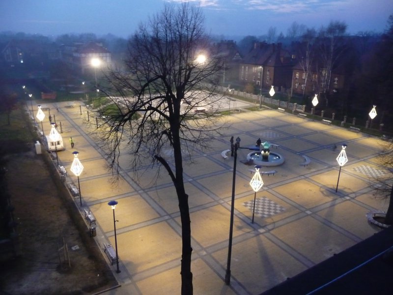 Zdjęcie przedstawiające zrewitalizowane osiedle 