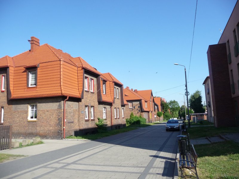Zdjęcie przedstawiające zrewitalizowane osiedle